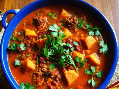 Vegetarian Lasagna Soup