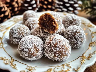 Gingerbread Snowballs Recipe: A Festive Treat for the Holidays