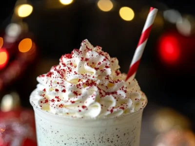 Starbucks Santa Claus Minty Snowfall Frappe