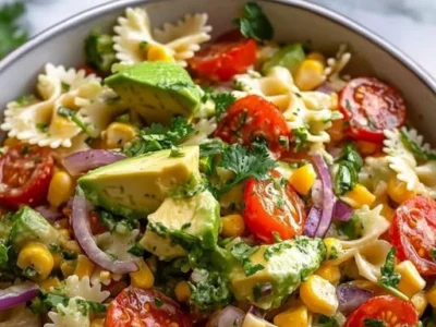 Avocado Corn Pasta Salad: A Fresh and Creamy Summer Dish