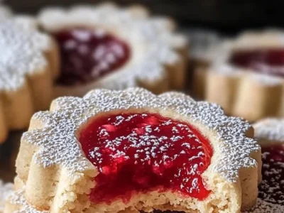 Raspberry Linzer Cookies: Buttery and Fruity Perfection