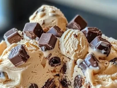 Cookie Dough Snickers & Reese’s Ice Cream: A Decadent Frozen Treat