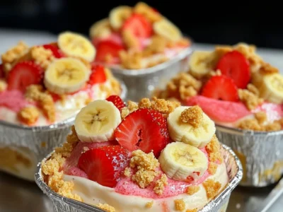 Strawberry Cheesecake Banana Pudding: A Creamy, Fruity Dessert
