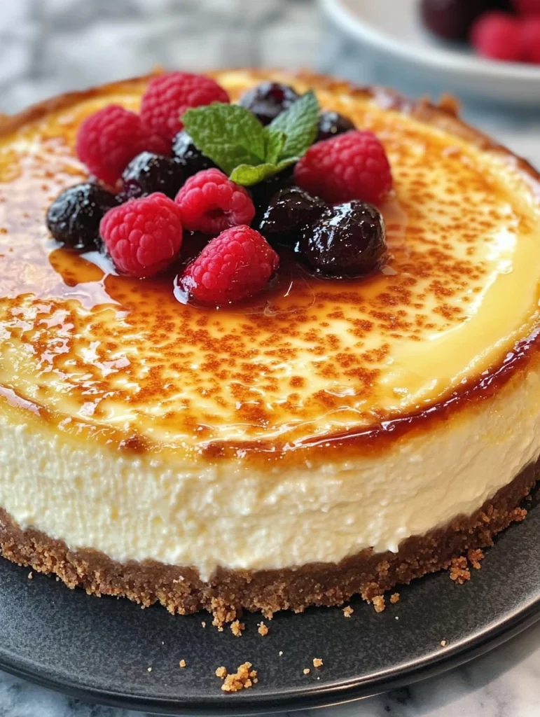 Crème Brûlée Cheesecake: A Luxurious Fusion Dessert