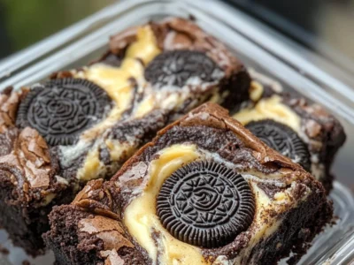 Oreo Cheesecake Brownies: A Decadent Dessert