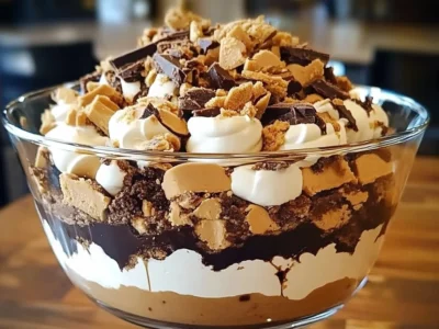 Peanut Butter Fudge Brownie Trifle: A Decadent Layered Dessert
