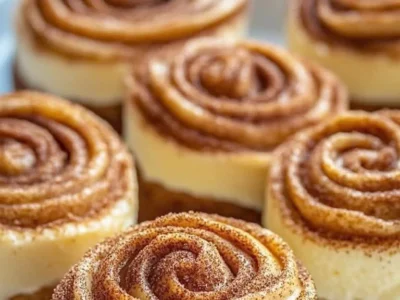 Mini Cinnamon Roll Cheesecakes: A Sweet and Spiced Dessert