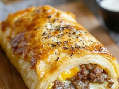 Sausage and Egg Puff Pastry Roll: A Savory Breakfast or Brunch Treat
