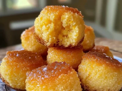 Southern-Style Honey Butter Cornbread Poppers: A Sweet and Savory Bite