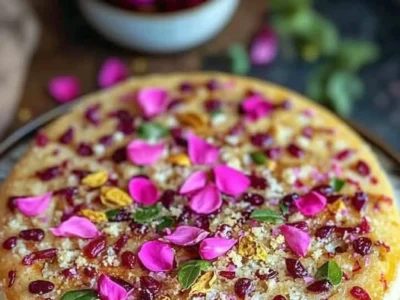 Vegan Persian Love Cake: A Fragrant and Decadent Dessert