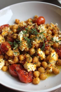 Baked Feta Chickpeas Recipe