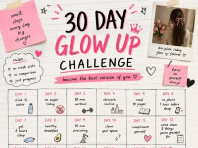 30-Day Glow-Up Challenge: Small Daily Habits