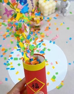 Chinese New Year lucky drum craft