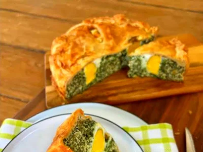 Easy Savory Filled Pie Recipe