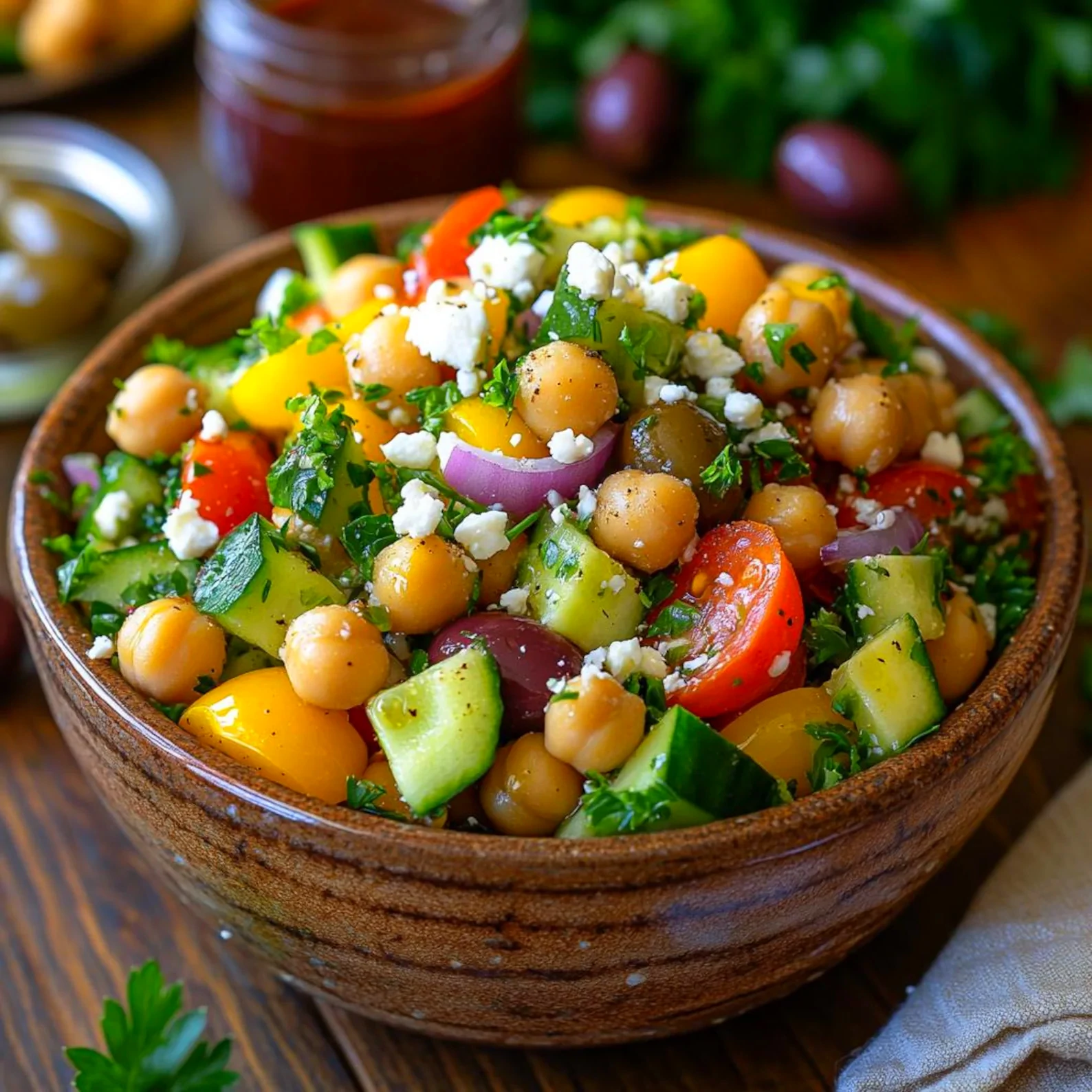 Mediterranean Chickpea Salad Recipe