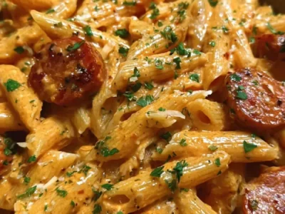 Creamy Cajun Sausage Pasta