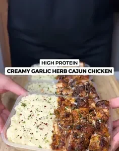 Creamy Garlic Herb Cajun Chicken