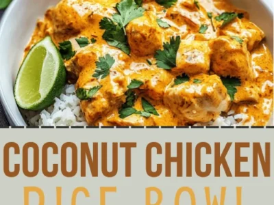 Easy Coconut Chicken Rice Bowl Recipe