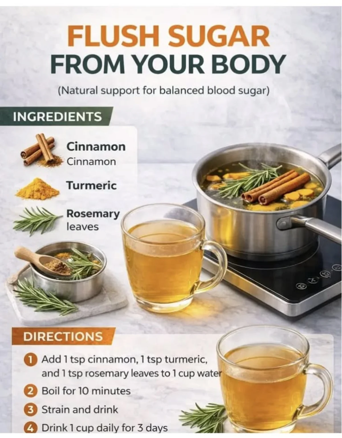 A steaming mug of golden cinnamon turmeric tea with a cinnamon stick and star anise on a wooden surface.