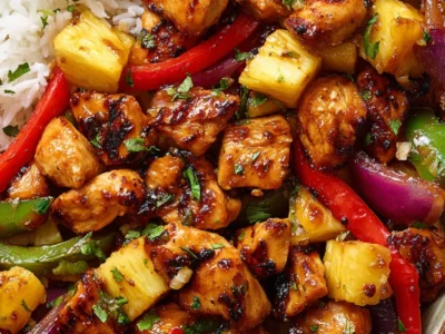Hawaiian Chicken Sheet Pan