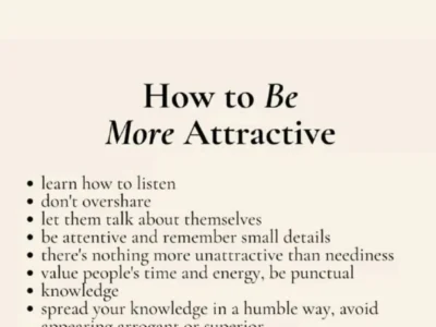 How to be more attractive personality tips guide