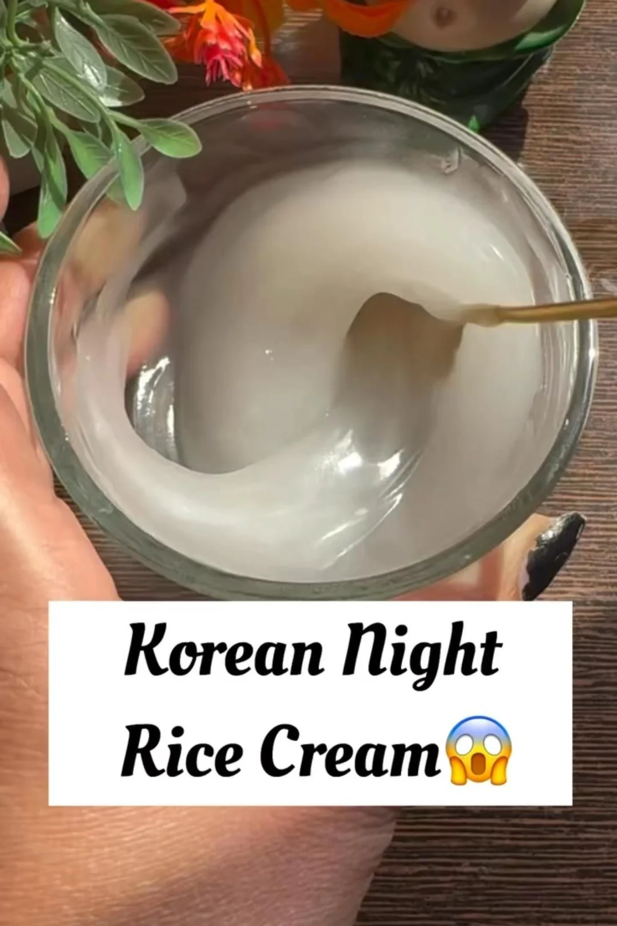 Korean Night Rice Cream Dessert - A comforting and refreshing Korean sweet treat made with glutinous rice.