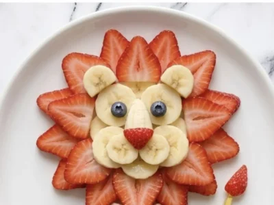 Lion Fruit Salad Kids Healthy Fun Food