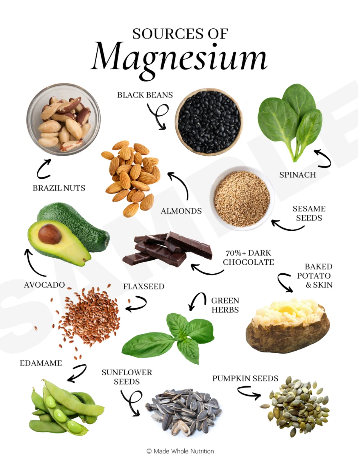 Mineral Sources handout bundle inspiration for functional health.