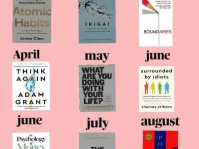 Monthly book reading list for a year