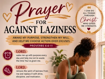 Prayer for Strength Against Laziness
