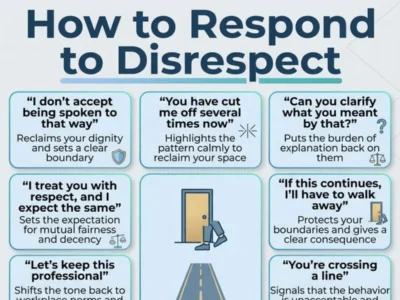 Responding to Disrespect Phrases and Actions