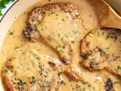 Savory Garlic and Parmesan Crusted Pork Chops
