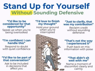 Stand Up For Yourself Phrases Without Sounding Defensive