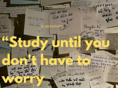 Study Until You Don’t Have to Worry About Results
