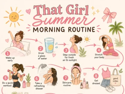 That Girl Summer Morning Routine