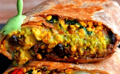 Black Bean Burrito Recipe
