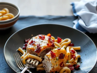 Creamy Chicken Bacon Ranch Pasta