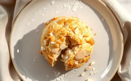 flaky, buttery homemade biscuits, freshly made and ready to serve