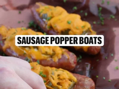 Smoked Sausage Popper Boats Recipe