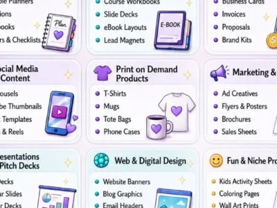 Ways to Make Money with Canva Infographic