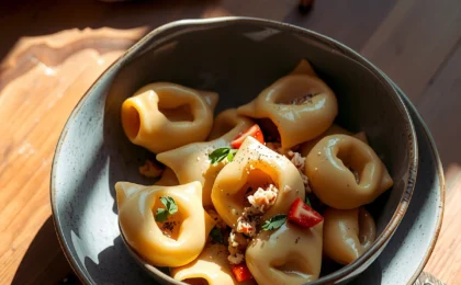 marry me tortellini, freshly made and ready to serve