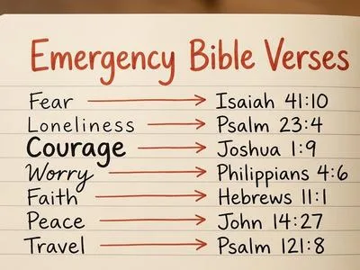 22 Emergency Bible Verses for Hard Moments