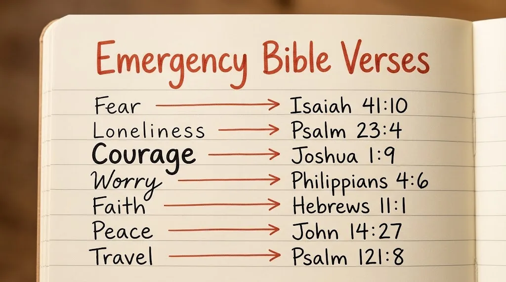 22 Emergency Bible Verses for Hard Moments