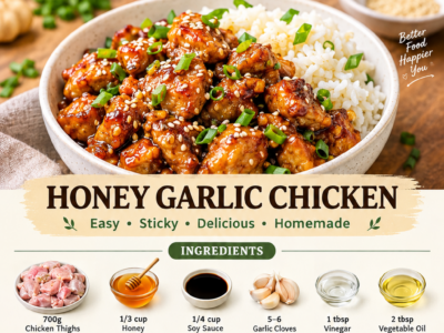 One-Pan Honey Garlic Chicken – Crispy Family Dinner