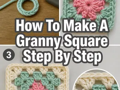 Granny Square Photo Collage: How to Crochet One