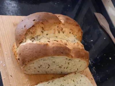 Water-Proofed Cumin Bread: 1980s East German Recipe